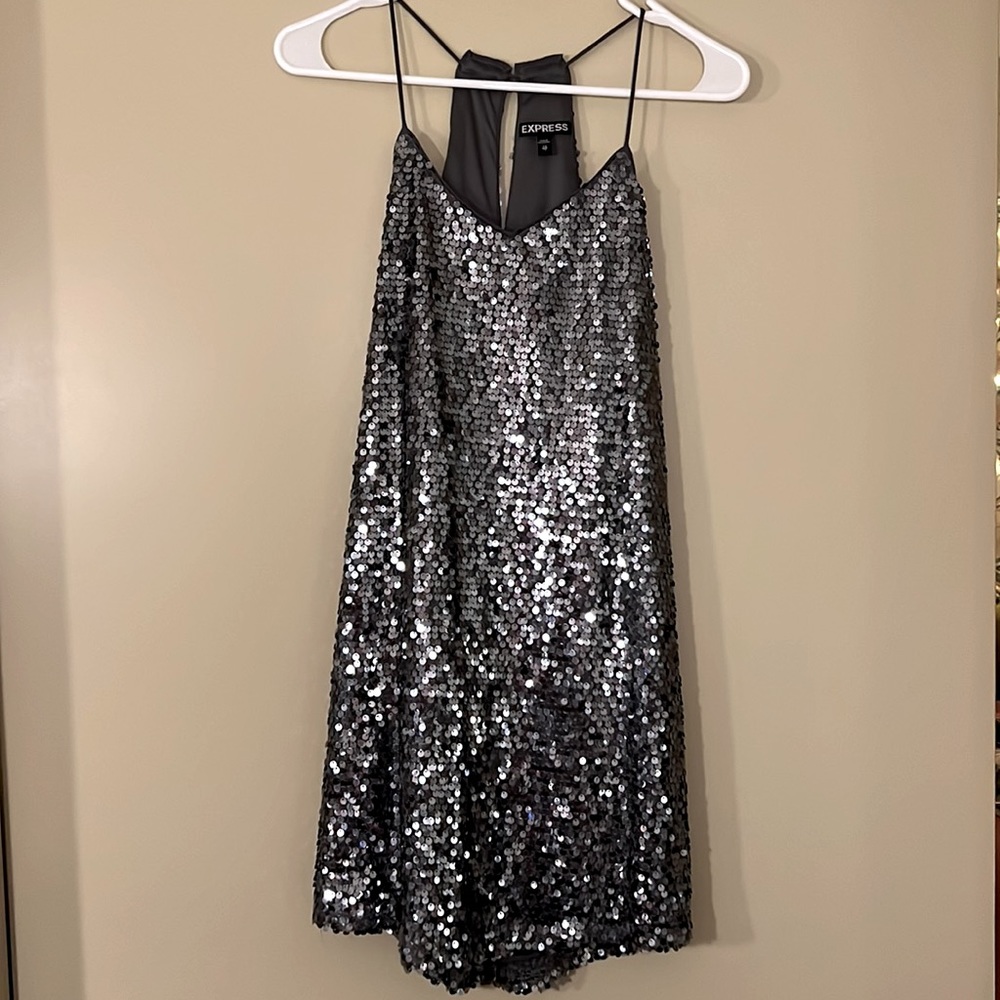 Express Sequin Body-con Dress
